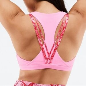Fabletics Sports Bra SzL Kessler Pink Stappy
